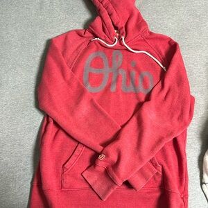 Homage red ohio hoodie size Large